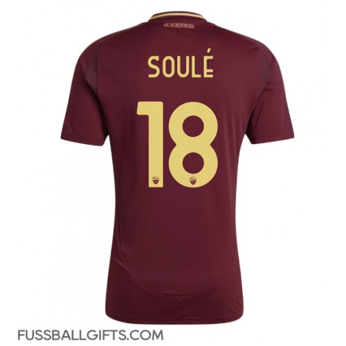 AS Roma Matias Soule #18 Fußballbekleidung Heimtrikot 2024-25 Kurzarm